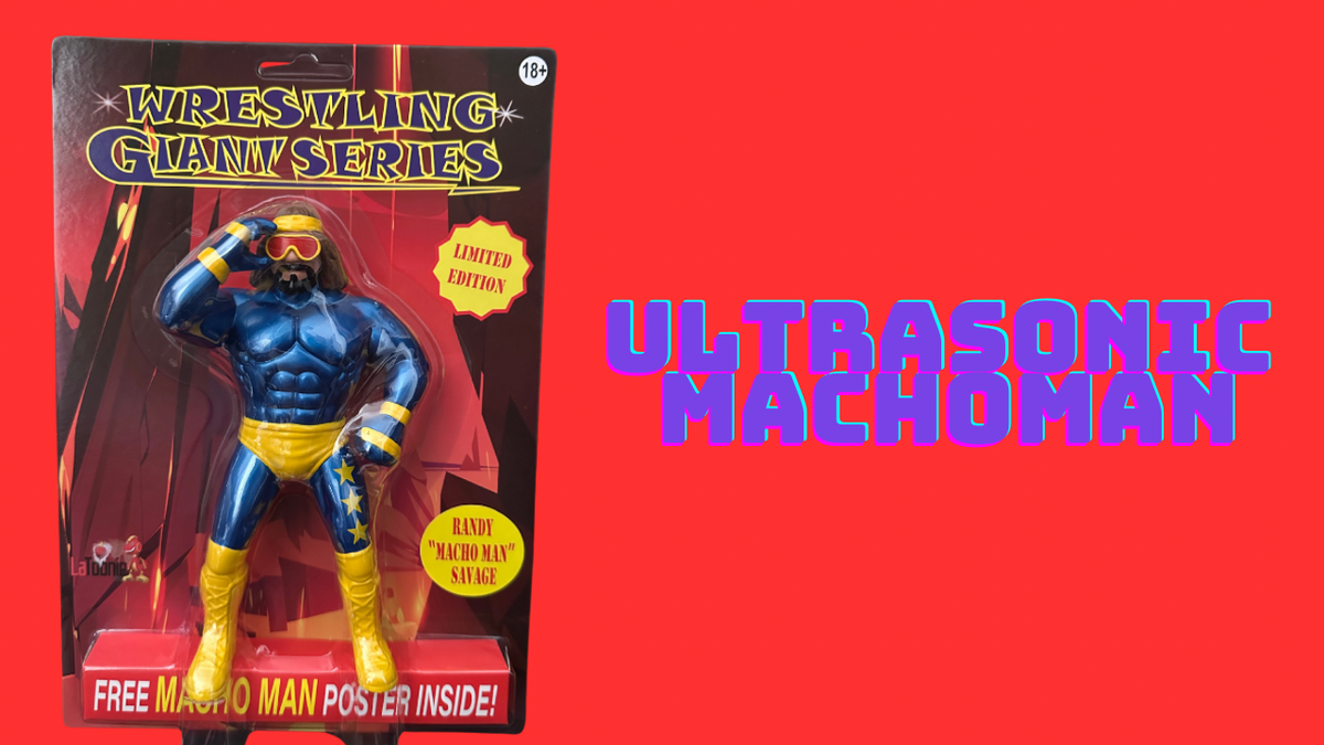 In Stock Wrestling Giant Series Ultrasonic Macho Man. Limited to