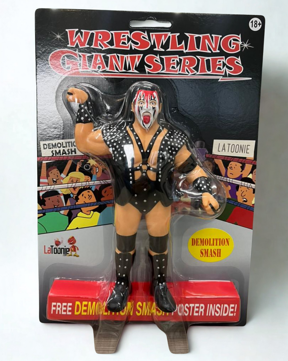 WWE フィギュア(マキシマム アグレッション)箱の全長約35cm In Stock Wrestling Giant Series Demolition Smash| latoonie