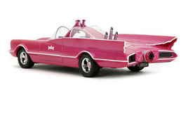 1966 Classic Batmobile Pink Metallic w/White Interior Based on Model from "Batman" (1966-1968) TV 1/24 Diecast Model Car by Jada