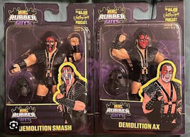 Major Wrestling Figure Podcast MWFP Big Rubber Guys Series 2 Demolition Ax (Red Variants)