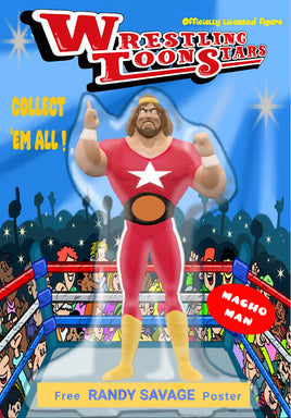 Preorder Wrestling Toonstars Macho Man (5.5 inch in scale)
