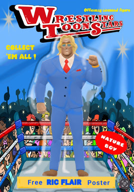 Preorder Wrestling Toonstars Ric Flair (5.5 inch in scale)