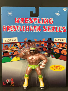 In Stock Wrestling Wrestlematic Series Macho Man 4.5 inch scale