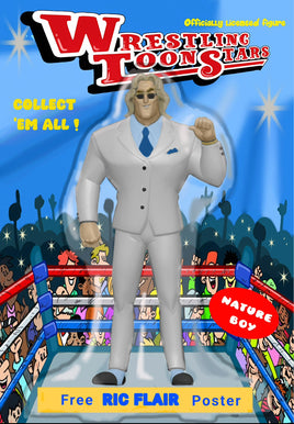 Preorder Wrestling Toonstars Now or Never Edition Ric Flair (5.5 inch in scale)