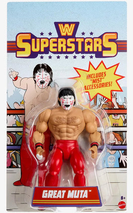 WWE Superstars Iron Great Muta Action Figure & Accessories, Series 14 Retro 6-inch