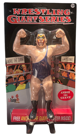 In Stock Wrestling Giant Series Now or Never Andre aka The Ultimate Andre. Limited to 500 pieces. (Blue Singlet)
