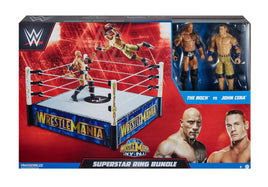 Preorder WWE WrestleMania The Rock vs John Cena Superstar Ring Action Figure 2-Pack