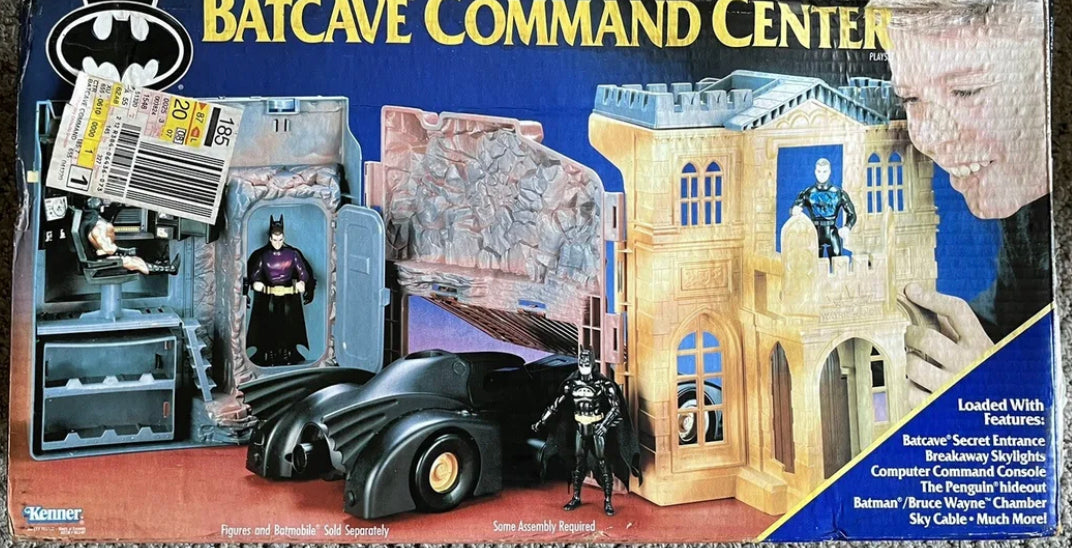 Vintage Vintage Batman Returns Batcave Command Center Playset 1991 ...