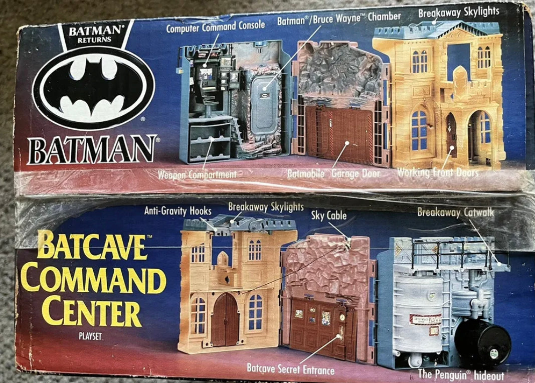 Vintage Vintage Batman Returns Batcave Command Center Playset 1991 ...