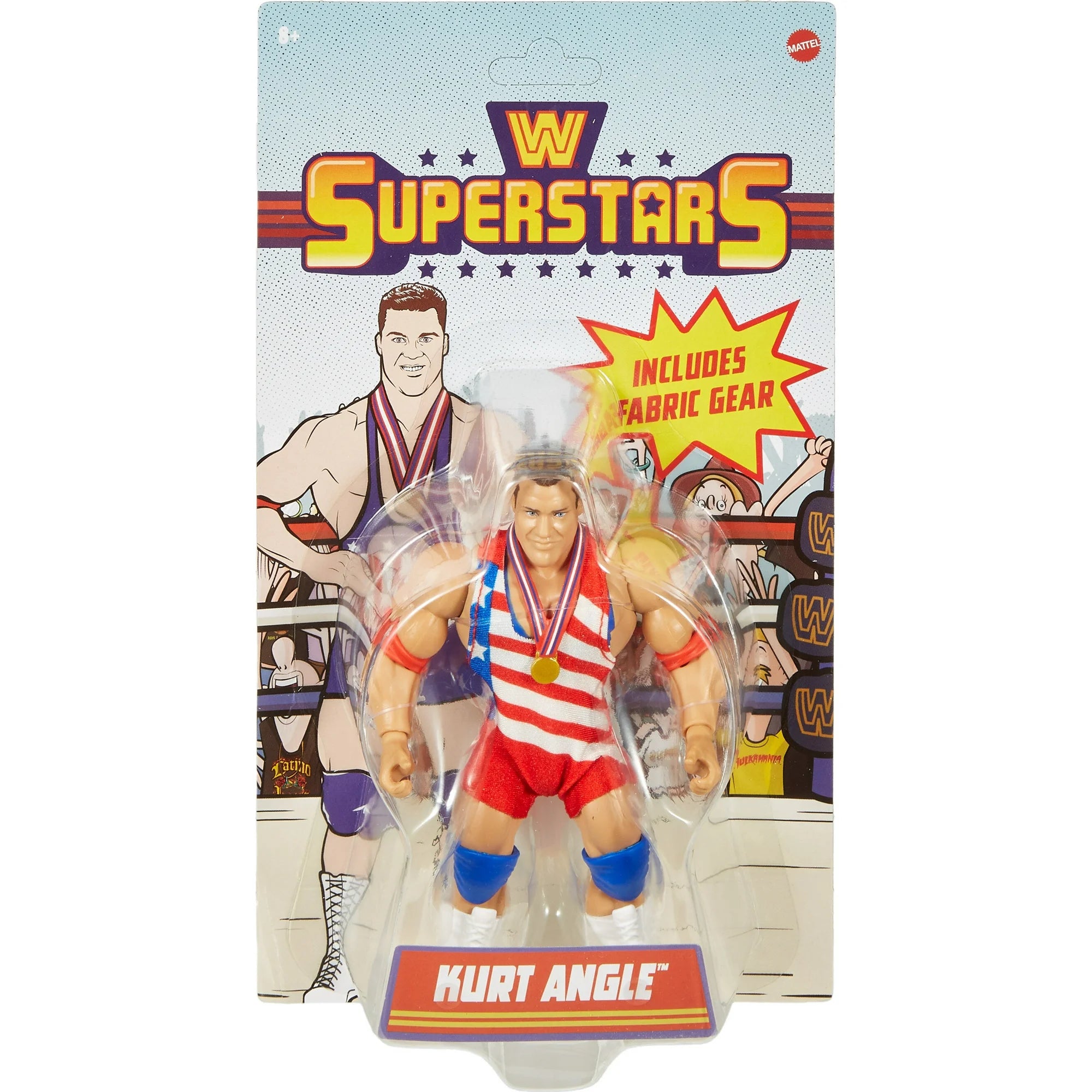 WWE フィギュア WWE Retro Superstars 1980's Style Kurt Angle Action Figure